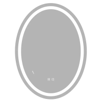 Зеркало Fusion MV-01-6080/REVERSE/LED/Touch/Anti-fog/Димер/Регулятор яркости/600x800 (ZX6068)